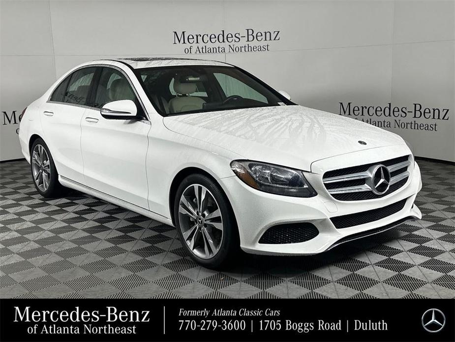 used 2018 Mercedes-Benz C-Class car, priced at $22,949