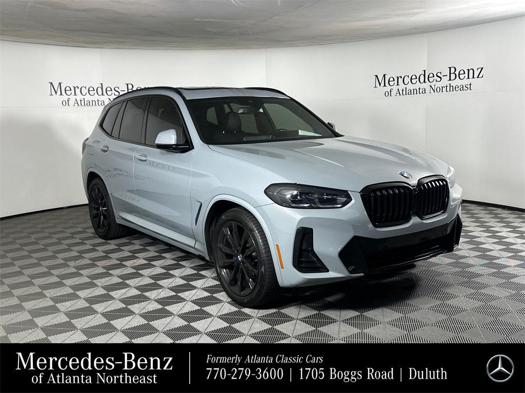 used 2022 BMW X3 car, priced at $27,476