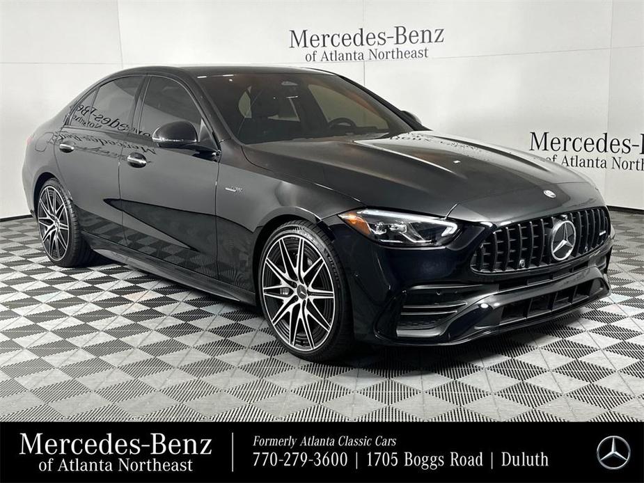 used 2024 Mercedes-Benz AMG C 43 car, priced at $64,997