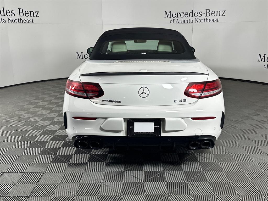 used 2022 Mercedes-Benz AMG C 43 car, priced at $56,996