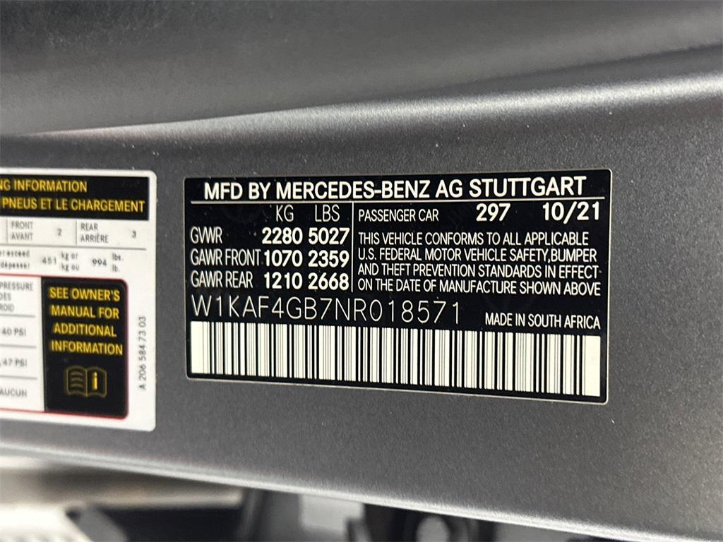 used 2022 Mercedes-Benz C-Class car, priced at $39,997