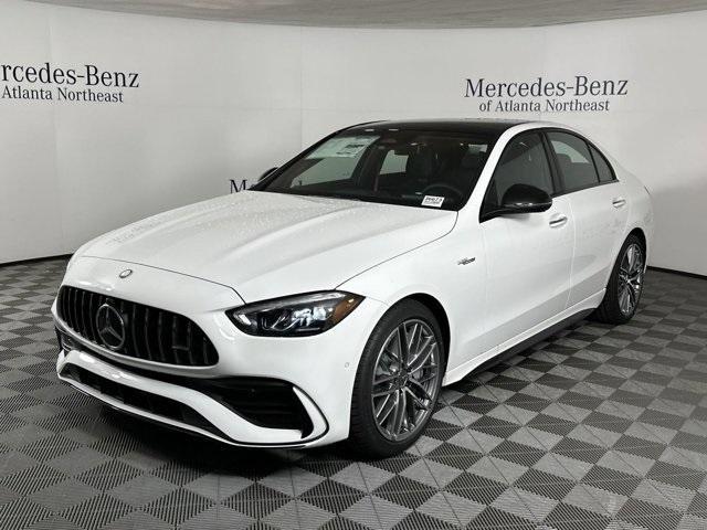 new 2024 Mercedes-Benz AMG C 43 car, priced at $69,765