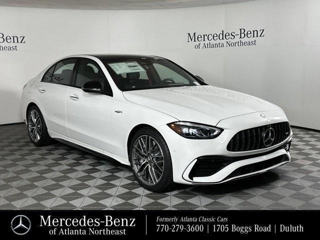 new 2024 Mercedes-Benz AMG C 43 car, priced at $69,765
