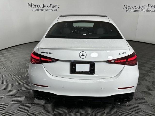 new 2024 Mercedes-Benz AMG C 43 car, priced at $69,765