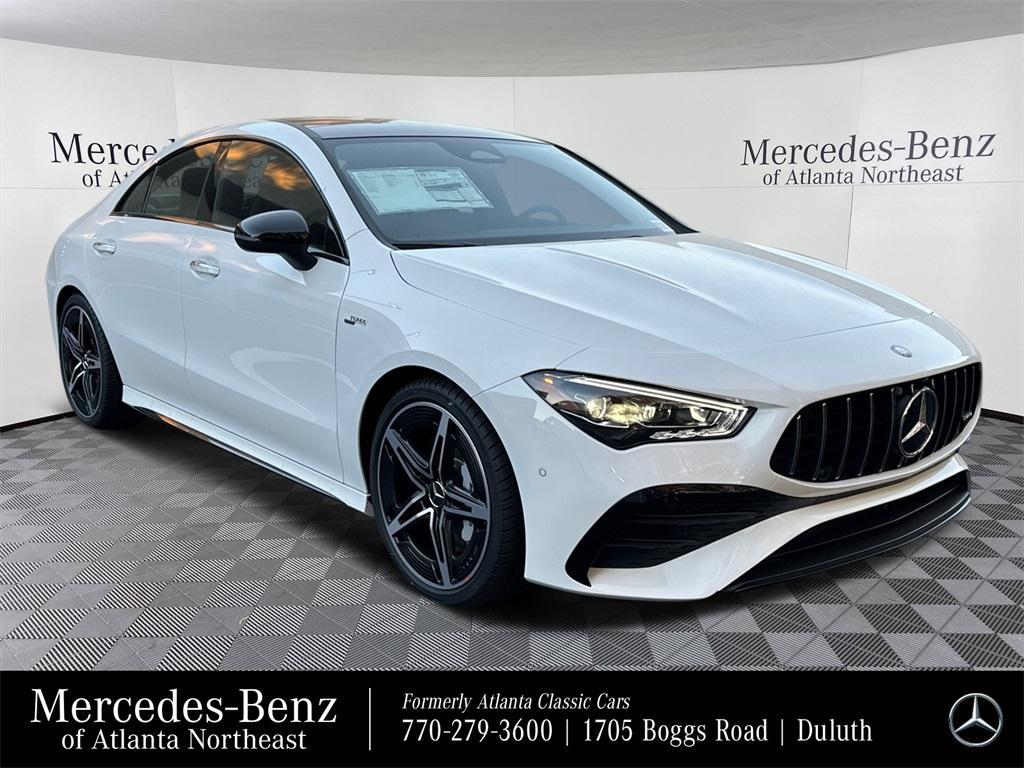 new 2025 Mercedes-Benz AMG CLA 35 car, priced at $61,595