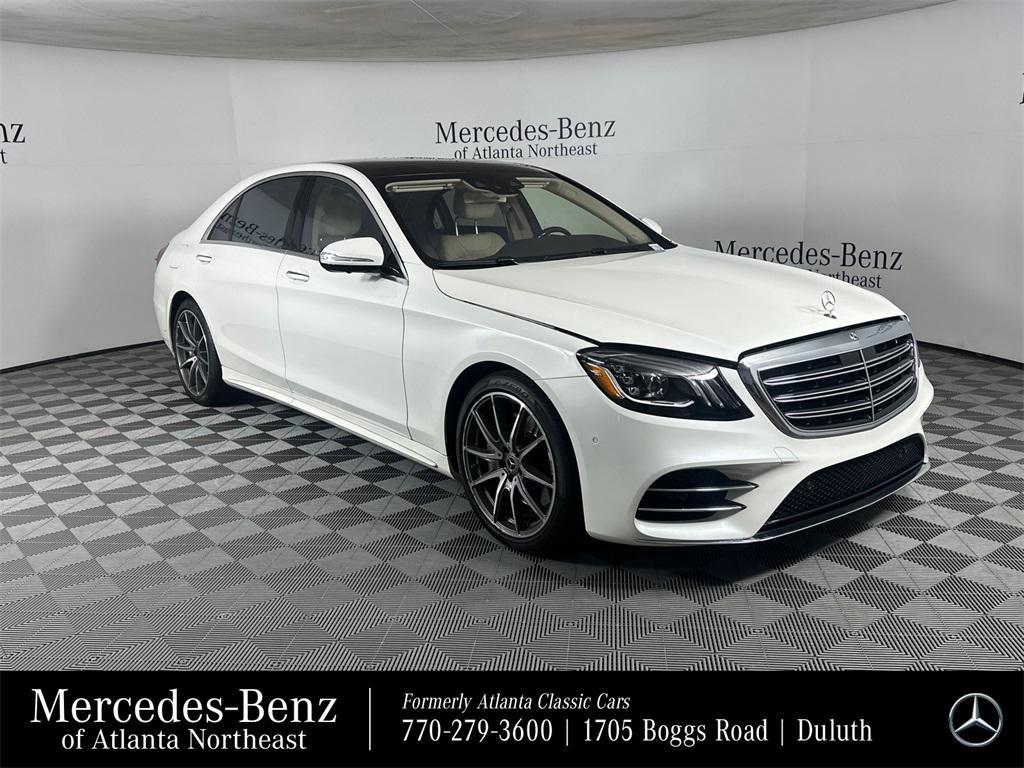 used 2018 Mercedes-Benz S-Class car, priced at $49,998