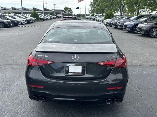 new 2024 Mercedes-Benz AMG C 43 car, priced at $74,890