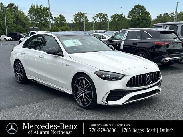 new 2024 Mercedes-Benz AMG C 43 car, priced at $71,215