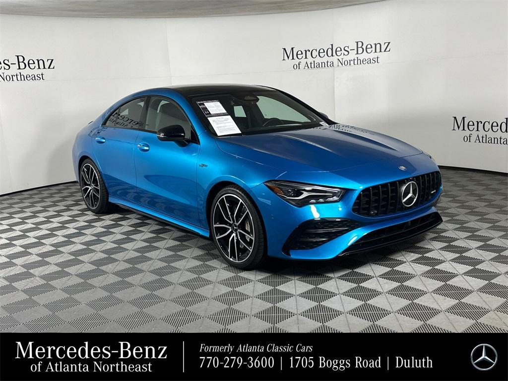 used 2025 Mercedes-Benz AMG CLA 35 car, priced at $56,157