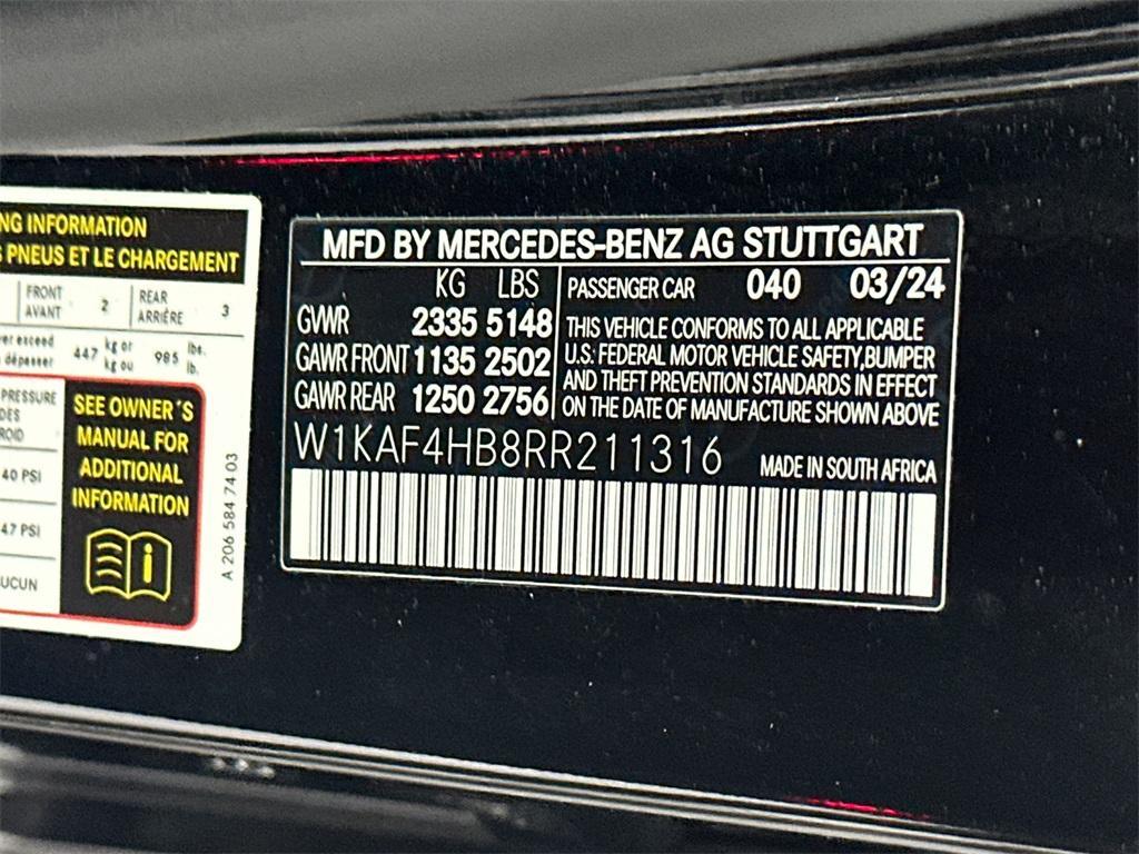 used 2024 Mercedes-Benz C-Class car, priced at $43,689