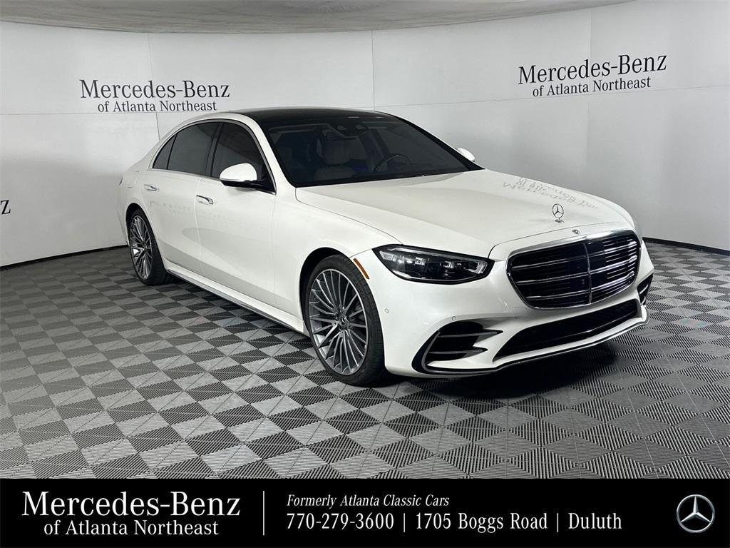 used 2022 Mercedes-Benz S-Class car, priced at $79,997