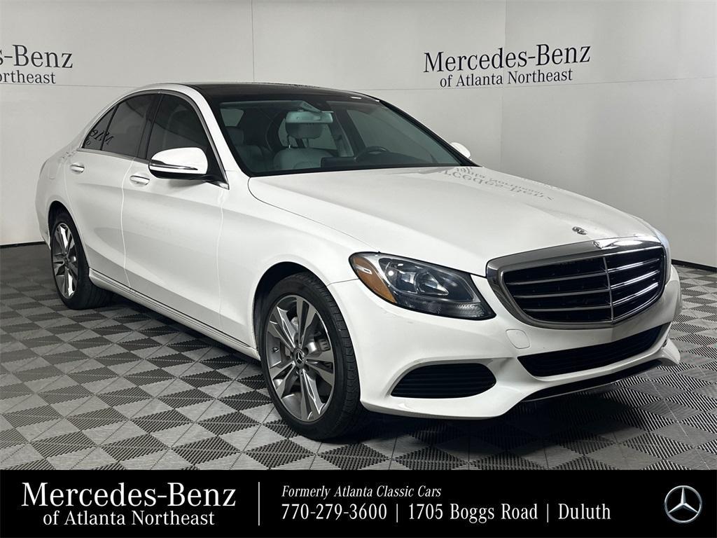 used 2017 Mercedes-Benz C-Class car, priced at $19,997