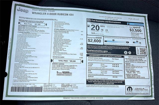 new 2025 Jeep Wrangler car