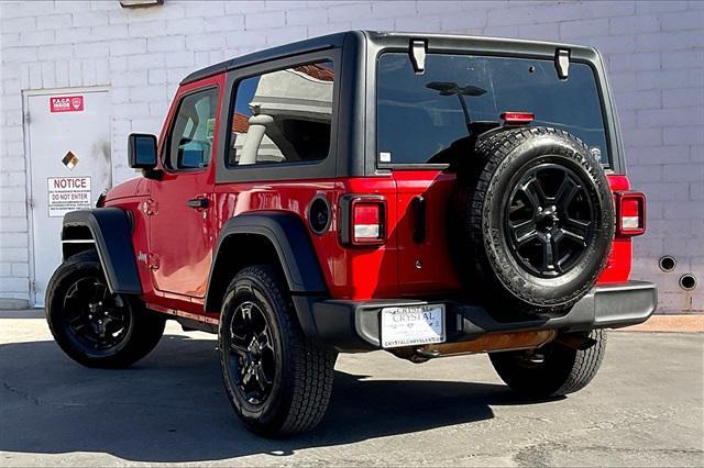 used 2020 Jeep Wrangler car, priced at $25,352