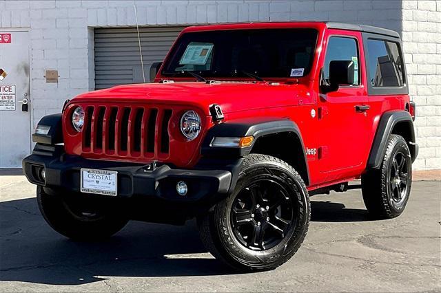 used 2020 Jeep Wrangler car, priced at $25,352