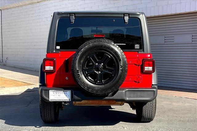 used 2020 Jeep Wrangler car, priced at $25,352