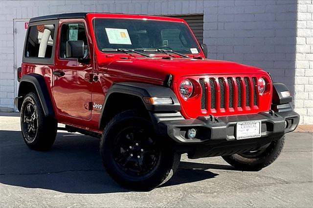 used 2020 Jeep Wrangler car, priced at $25,352