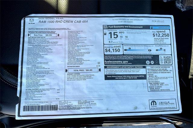 new 2026 Ram 1500 car