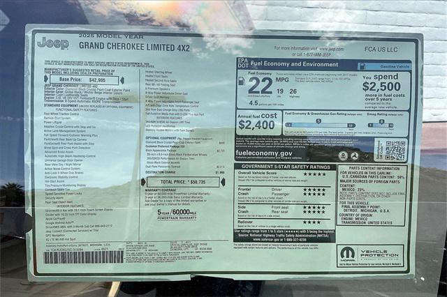 new 2025 Jeep Grand Cherokee car, priced at $50,735