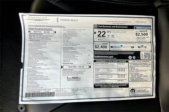 new 2025 Chrysler Pacifica car