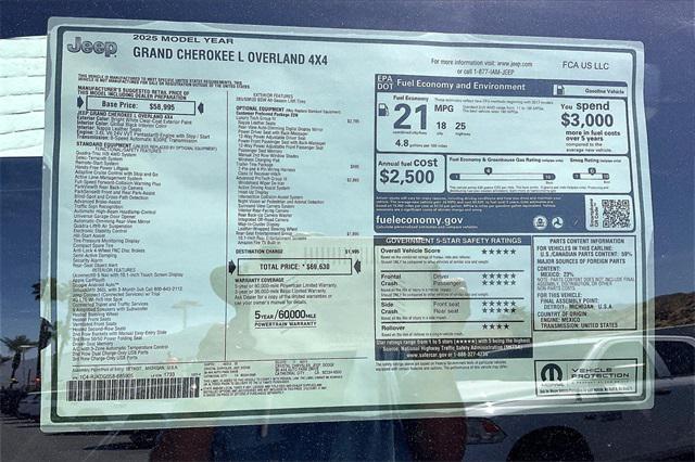 new 2025 Jeep Grand Cherokee L car