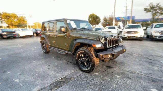 used 2021 Jeep Wrangler car, priced at $30,995