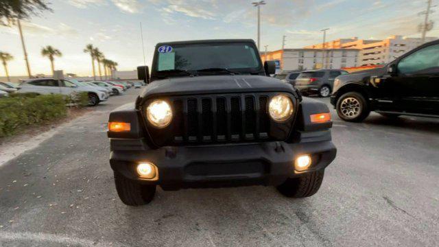 used 2021 Jeep Wrangler Unlimited car, priced at $27,395