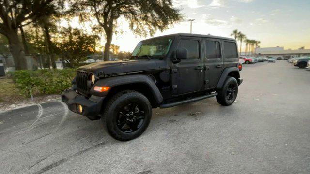 used 2021 Jeep Wrangler Unlimited car, priced at $27,395