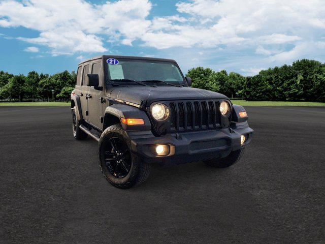 used 2021 Jeep Wrangler Unlimited car, priced at $30,495