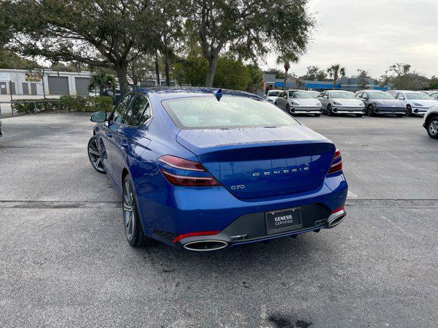 used 2024 Genesis G70 car, priced at $39,995