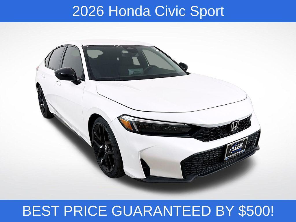 new 2026 Honda Civic car, priced at $26,195