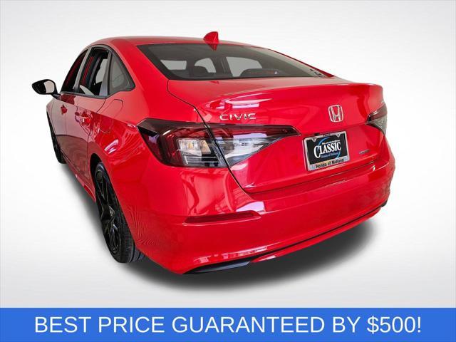 new 2025 Honda Civic car, priced at $27,400