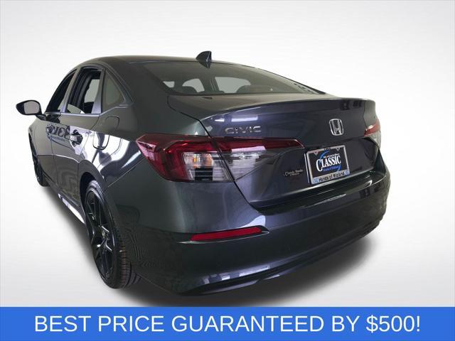 new 2025 Honda Civic car, priced at $27,400