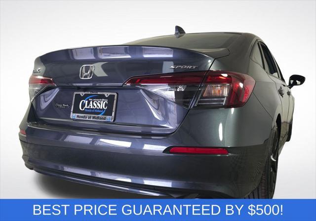 new 2025 Honda Civic car, priced at $27,400