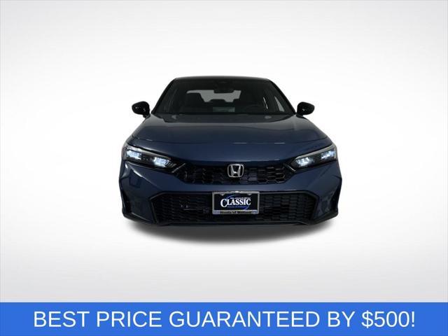 new 2025 Honda Civic car, priced at $24,897