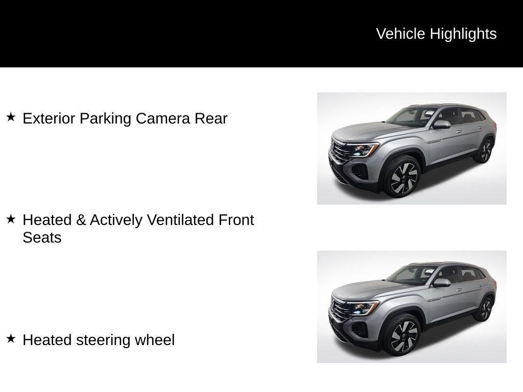 used 2024 Volkswagen Atlas Cross Sport car, priced at $31,368