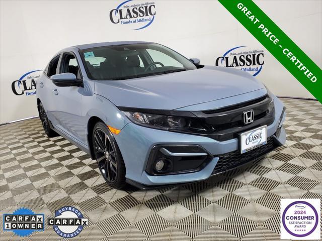 used 2020 Honda Civic car, priced at $22,800