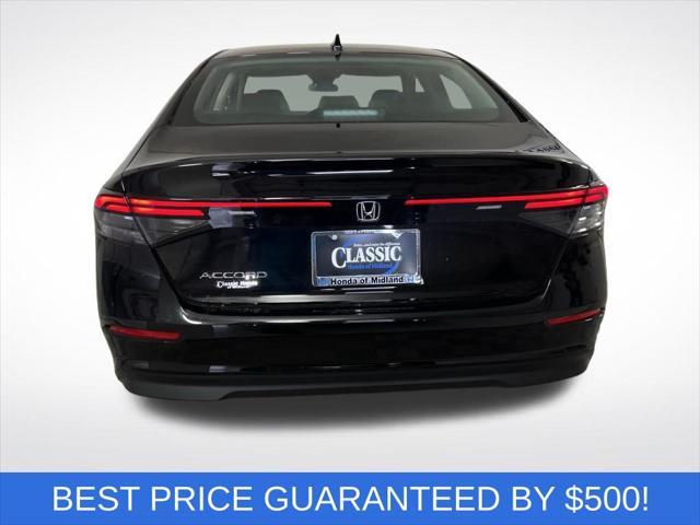 new 2025 Honda Accord car, priced at $28,752