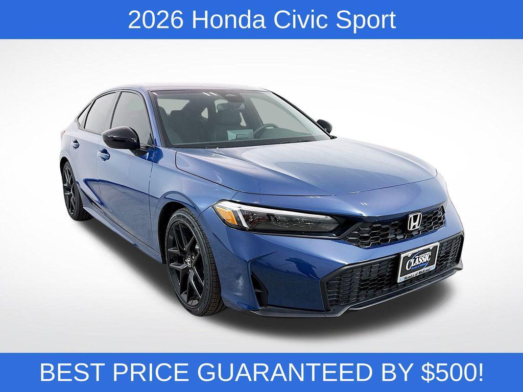new 2026 Honda Civic car, priced at $24,995