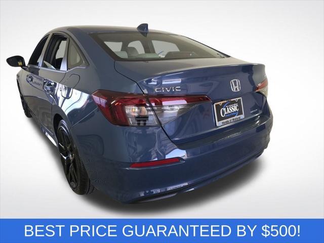 new 2025 Honda Civic Hybrid car, priced at $30,300