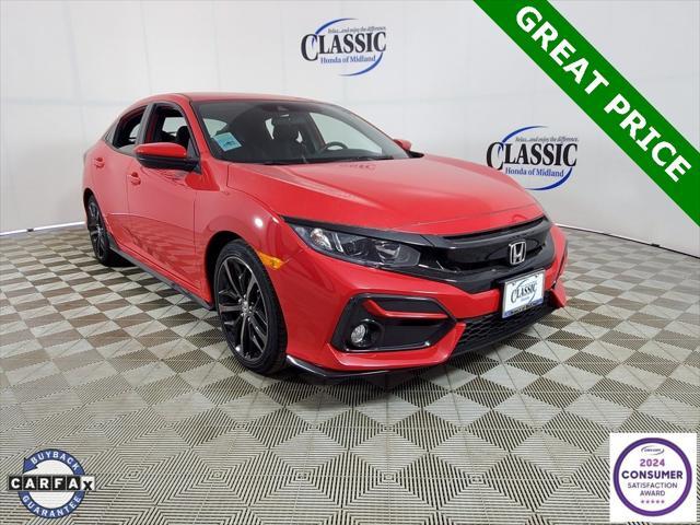 used 2021 Honda Civic car, priced at $24,309