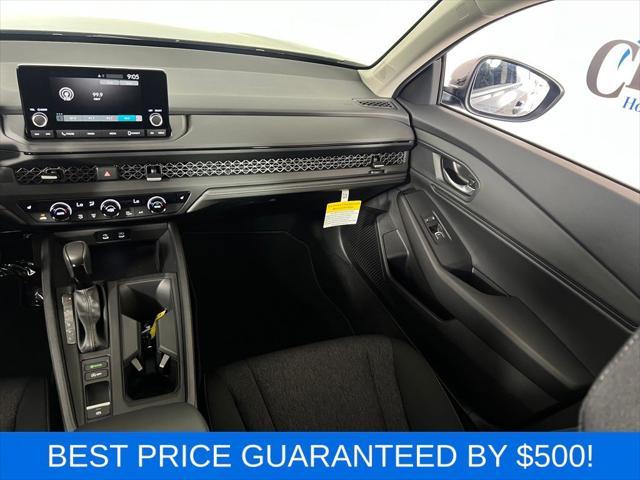 new 2025 Honda Accord car, priced at $28,752