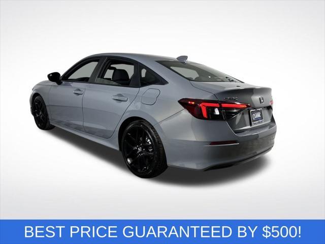 new 2025 Honda Civic car, priced at $24,897