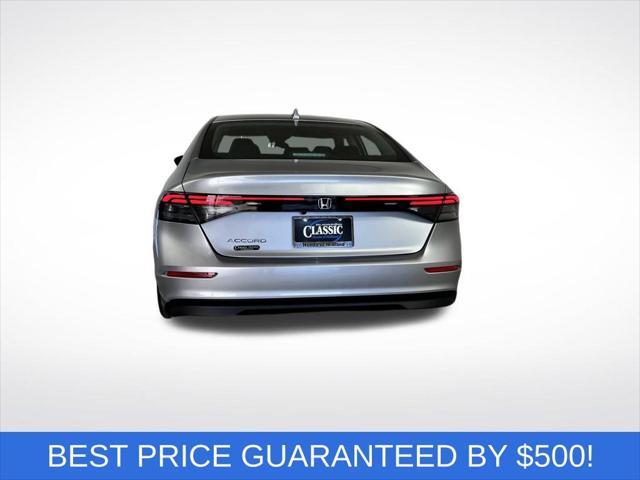 new 2025 Honda Accord car, priced at $26,487