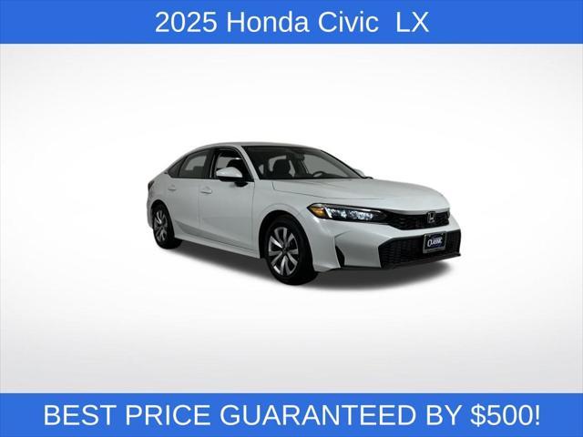 new 2025 Honda Civic car, priced at $22,897