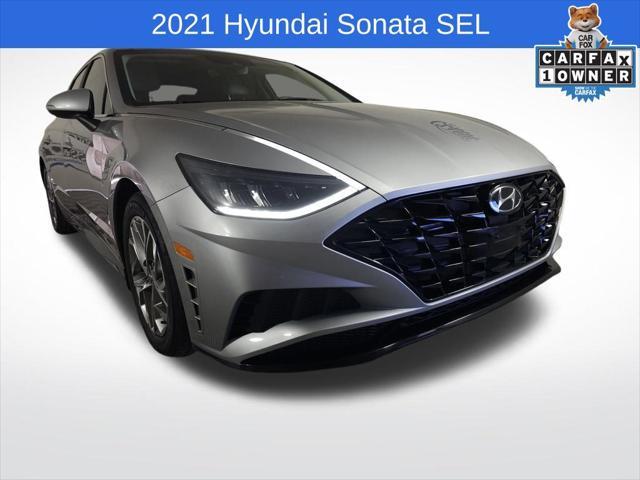 used 2021 Hyundai Sonata car, priced at $19,015