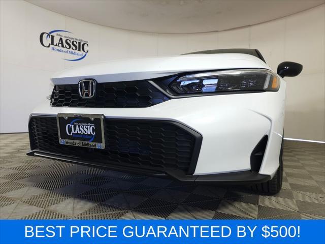 new 2025 Honda Civic car, priced at $27,855