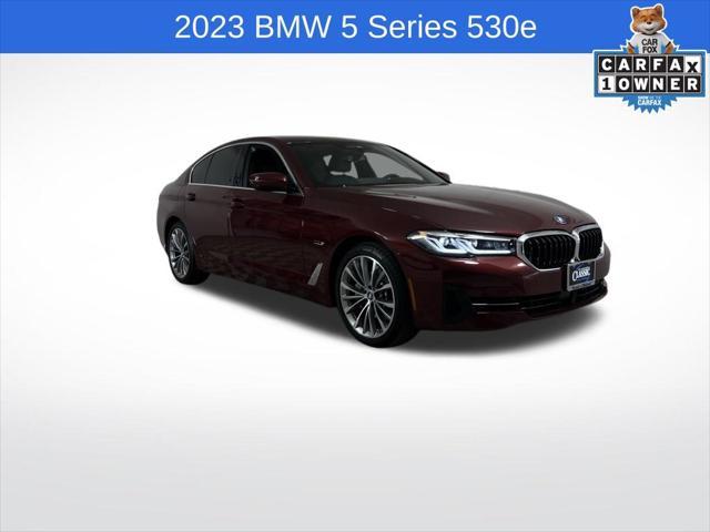 used 2023 BMW 530e car, priced at $37,382