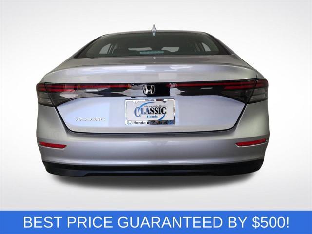 new 2025 Honda Accord car, priced at $29,390