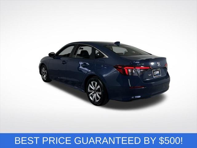 new 2025 Honda Civic car, priced at $22,897
